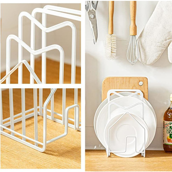 Holder for (White) Cutting Board Pot Lid Holder Cutting Board Org