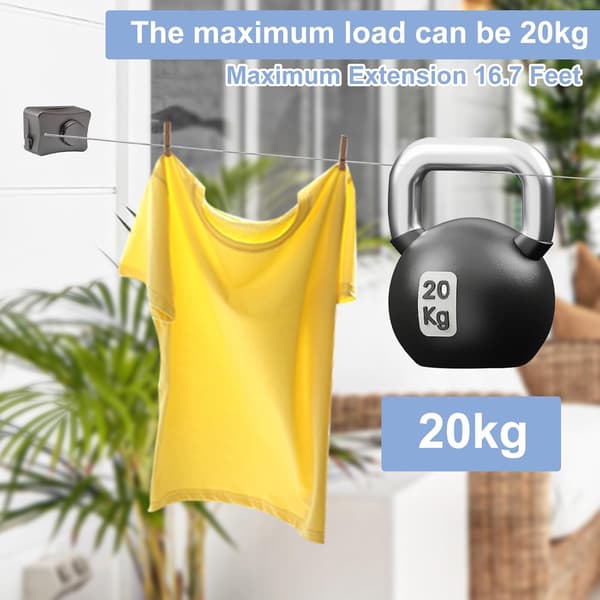 Utomhus Retractable Klädstreck, Retractable Klädstreck, Kommer w