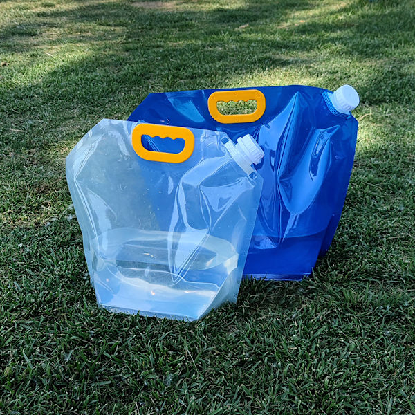 3 st hopfällbar vattenbehållare 10L, hopfällbara vattenkannor, Dr