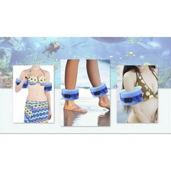 Simband för simning, 2-pack simband av skumgummi, aerobicsflytare, S