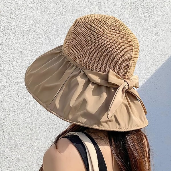 Dame solhat UPF 50+ stråhat sommerhat Dame mor piger b