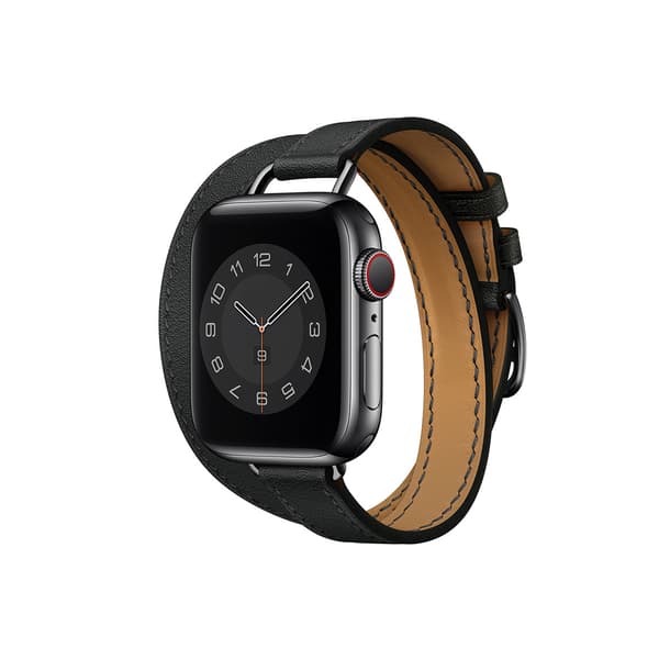 (Sort) Egnet til Apple Watch-rem, iwatch ægte læder do