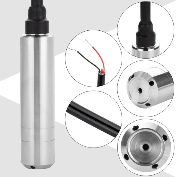 DC 24V 4-20mA Jet Level Væskeniveau Sensor Transmitter til Detektering
