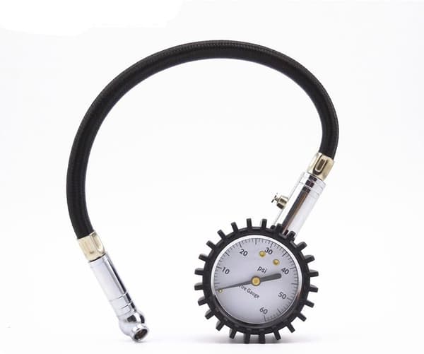 2\" Dial Dæktryksmåler Premium Heavy Duty Bil og Motorcykel