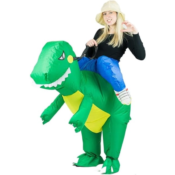 Unisex uppblåsbara dinosauriedräkt för barn