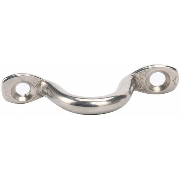 6-pack rostfritt stål Bimini båt topp PAD EYE, ögleslingor,