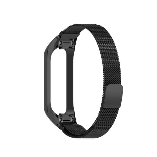 Galaxy Fit2 - svart Milanese Loop klokkerem til Samsung