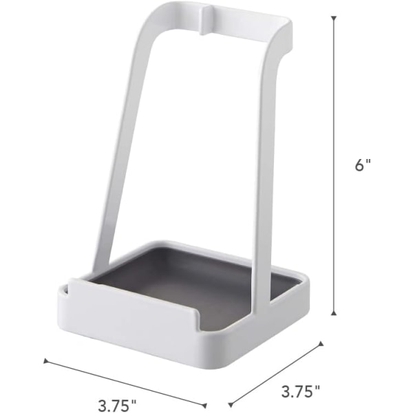 Home Tower Ladle Holder and Lid, White