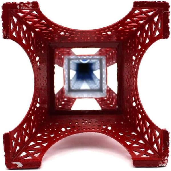 1 kpl Mini Eiffel-torni koristeet 18CM Taottu rauta Miniatyyri Rakentaa