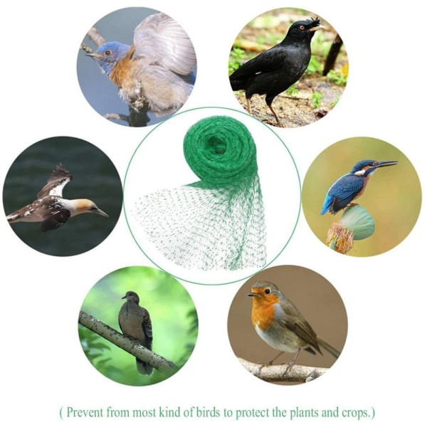 Anti Bird Netting 4x5M nät för trädgårdsskydd Mesh -skydd