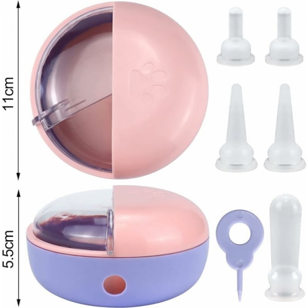 180ML Silikone Killinger Hvalpe Nipples Feeder Multi-mund Pet Automa
