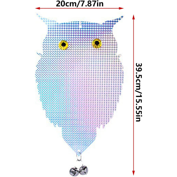 1 kpl linnun lentäjä, pöllön linnun lentäjä, heijastava pöllö, ulkolinnun karkotin