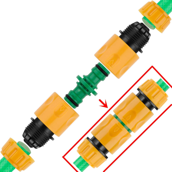 6 stk. hannkoblinger for hageslange