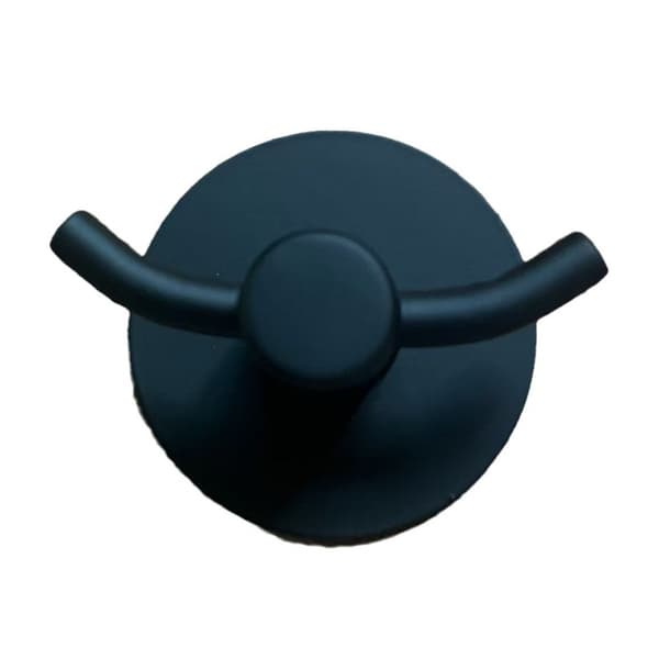 Mustat pyyhekoukut, (45mm45mm) 4 kpl Liimakoukut Seinäkoukut 304 Ruostumaton
