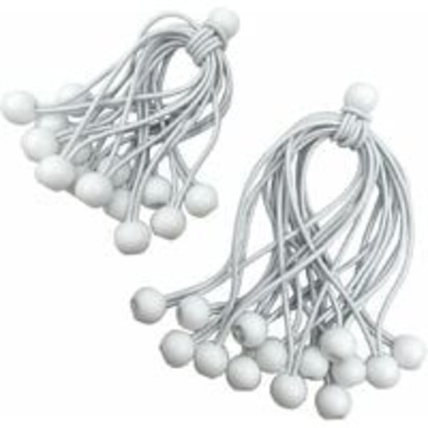 Elastisk spännare, elastisk bungee, 30 st presenningspännare