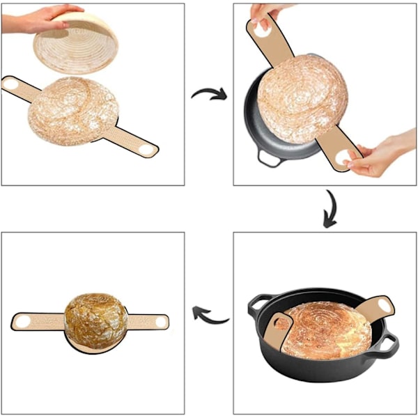 Oransje silikon bakeunderlag, vaskbart og gjenbrukbart sklisikkert