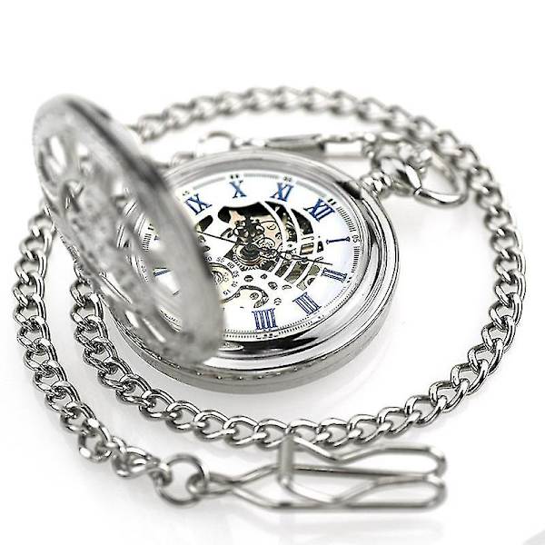 Mekaninen taskukello Steampunk-taskukellot Retro Skeleton P