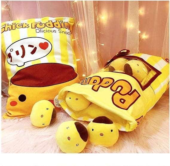 Söta snacks kudde plyschdjur 35CM*45CM leksaker pudding dekorati