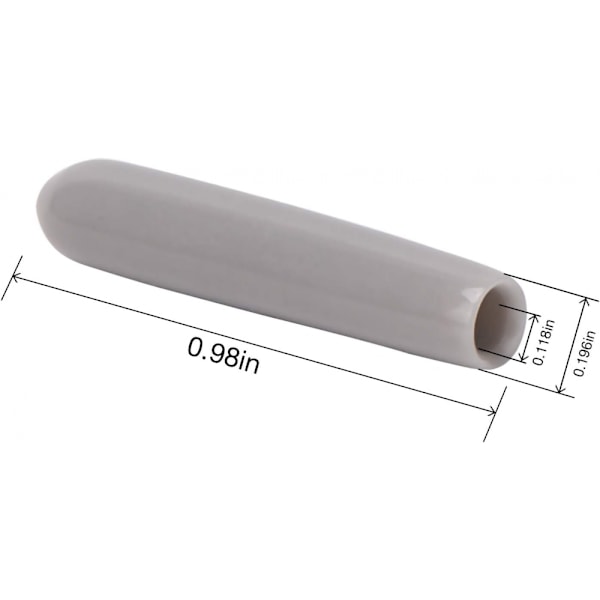 100 st diskmaskinslock, innerdiameter 3MM PVC skyddande lock