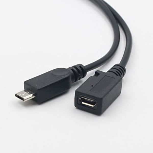 AuviPal 2 i 1 Micro USB til USB-adapter (OTG-kabel + strømkabel)