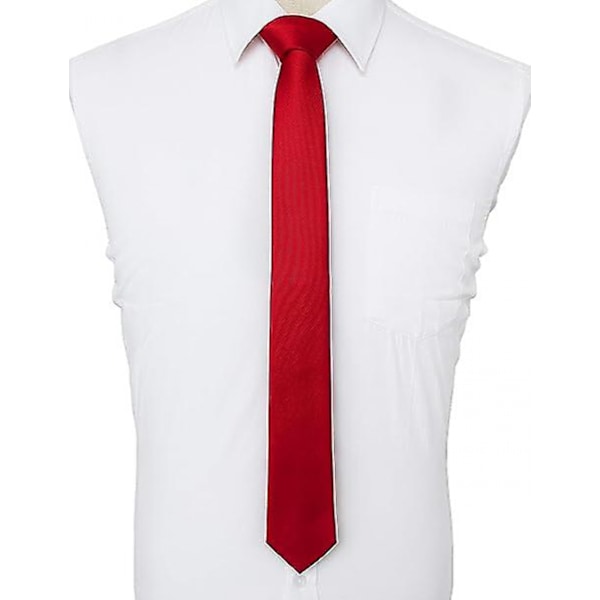 (Rød) Herre/Gutt Slips/Slips Combo