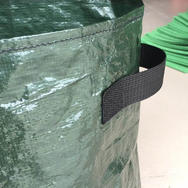 Grøn sammenklappelig haveaffaldspose 10 gallon 35*50cm (britisk)
