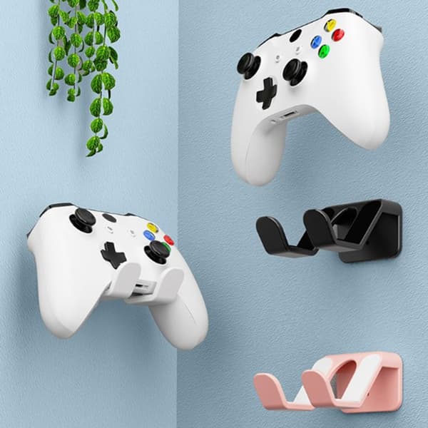 Controller Wall Mount Holder Universal Wall Mount for Video Game Controllers & Headphone Storage Shelf Holder