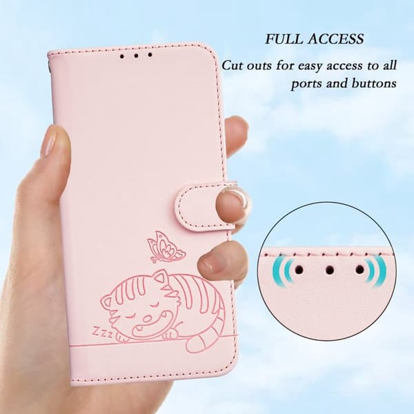 Wallet Case for Samsung Galaxy S26 Ultra RFID Blocking - Pink