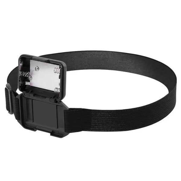 Mini LED Hodelykt COB Lettvekt svart