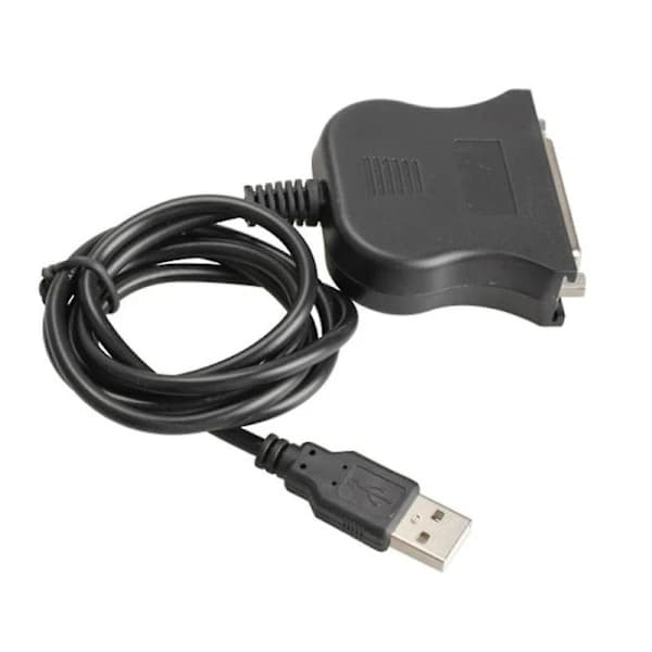 USB-han til 25-hun port printer parallel konverter kabel 25pin adapter ledning