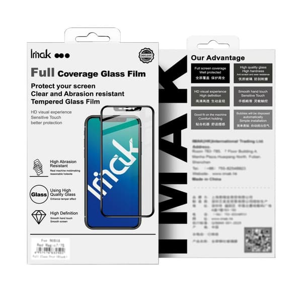 Imak Screen Protector for Samsung Galaxy S26 Tempered Glass Full Coverage - Transparent