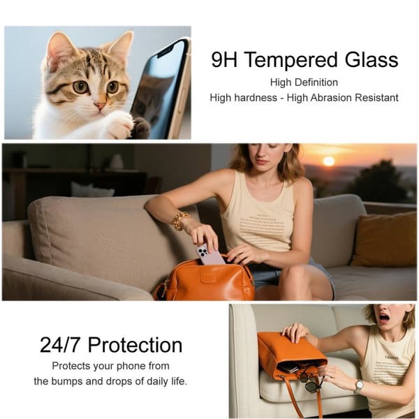 Imak Screen Protector for Samsung Galaxy S26 Tempered Glass Full Coverage - Transparent