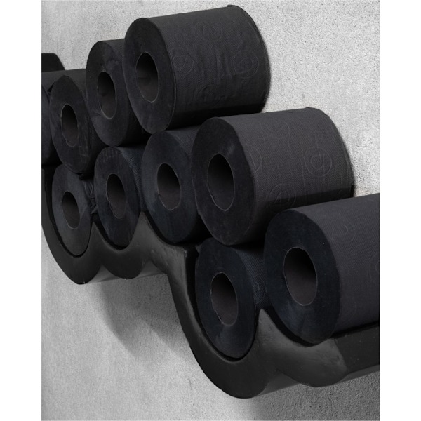 Renova Sort Toiletpapir Parfumeret 16.1m 3-Lags 140 Ark 6 Ruller sort