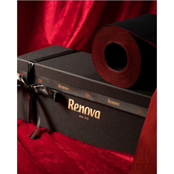 Renova Rouge & Noire Ylellinen 4-Kerroksinen Wc-Paperi, 3 Rullaa monivärinen 3