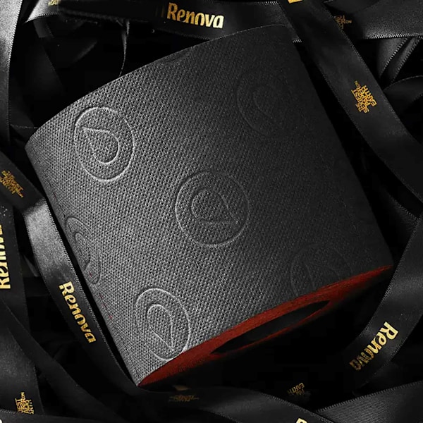 Luxuös Toalettpapper RENOVA Rouge & Noire 4-Warstwy 1 Rulle flerfärgad 1