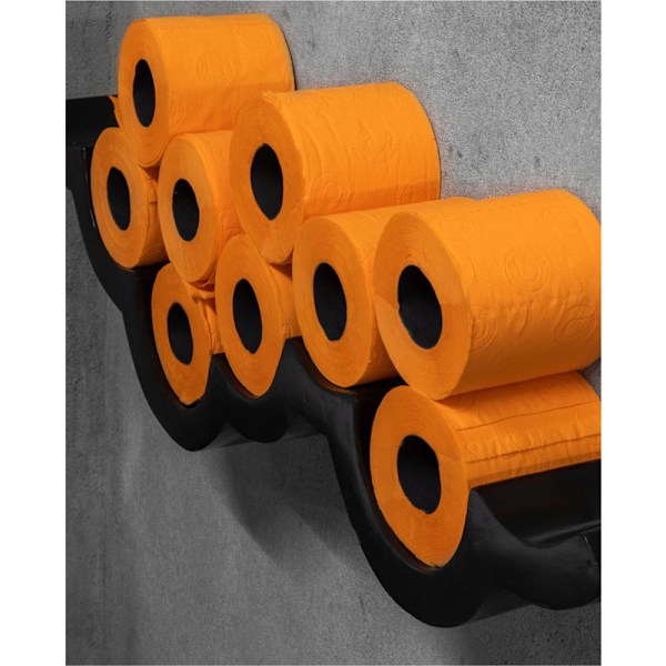 Oransje Toalettpapir Renova Duftende 16.1M 3-Lags 140 Ark 6 Ruller oransje