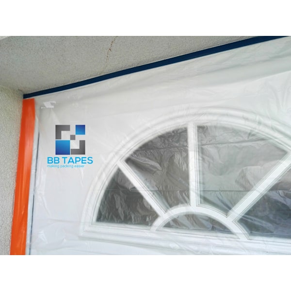 4x Udendørs Malerfolie Med Tape – Speedy Mask 270cm x 17m 270cm/17m