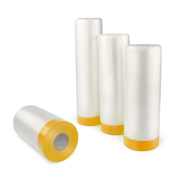 4x Stænksikker malerfolie med Washi-tape – Speedy Mask 55 cm x 33 m 55cm/33m