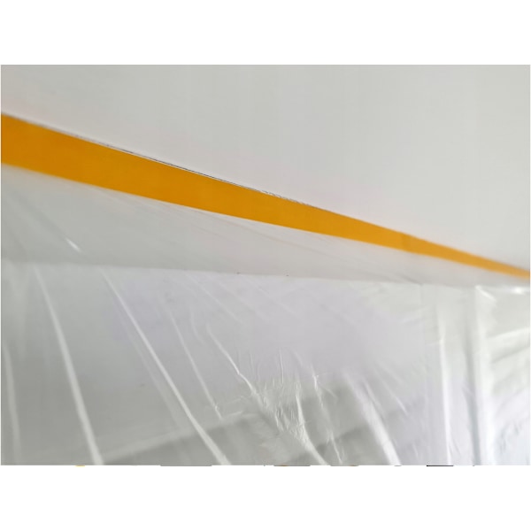 4x Stænksikker Malerfolie Med Washi Gold‑Tejp – Speedy Mask 270cm x 17m 270cm/17m