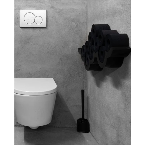 Renova Sort Toiletpapir Parfumeret 16.1m 3-Lags 140 Ark 6 Ruller sort