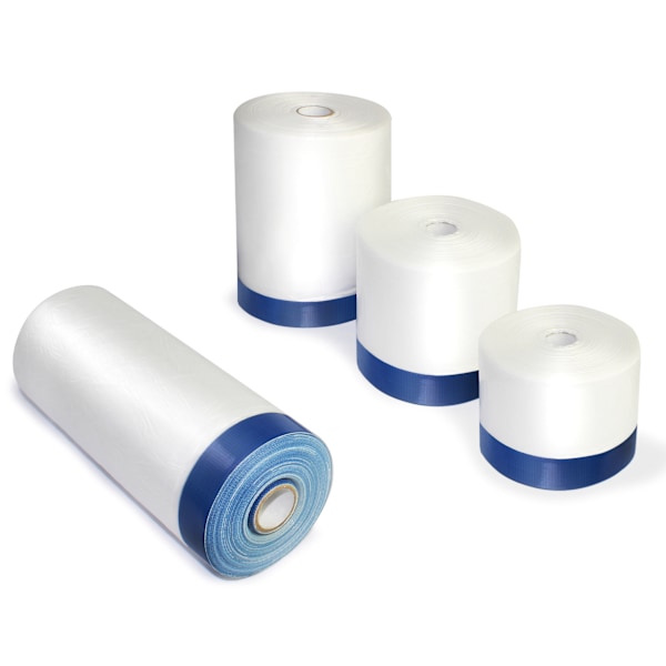 4x Utendørs Malefolie Med Teip – Speedy Mask 270cm x 17m 270cm/17m