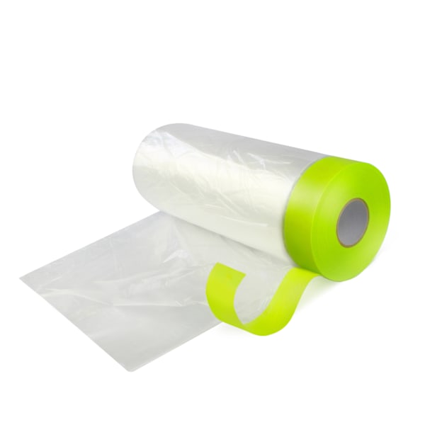 4x Uv-Resistent Malerfolie Med Tape – Speedy Mask 180cm x 33m 180cm/33m