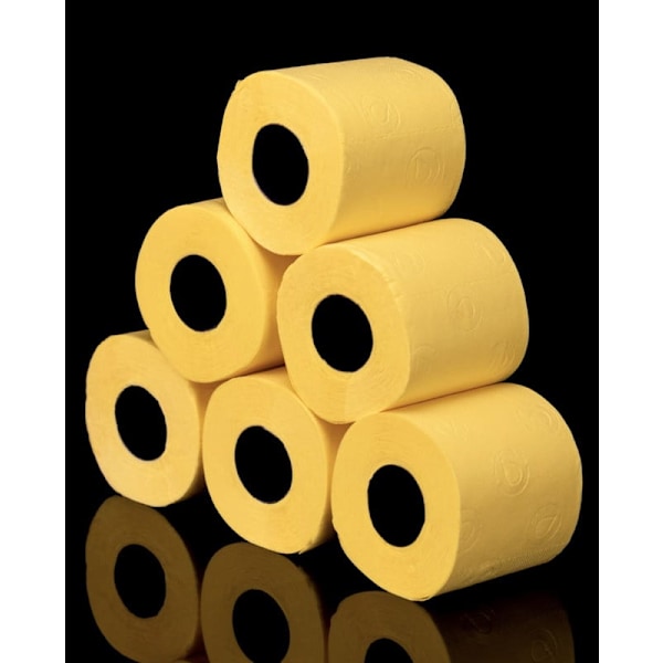 Renova Duftende Toalettpapir Gul, 3-Lags, 16,1 M, 140 Ark, 6 Ruller gul