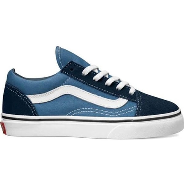 Vans Old Skool børnetennissko - Blå - Læder - Snørebånd - Dreng Blå 28