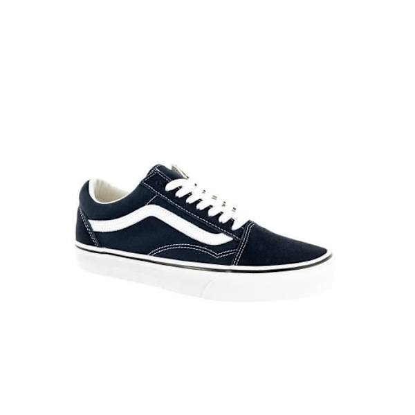 Vans Old Skool 4W61 Night/True White modesneakers - Sorte - Voksen - Tekstil - Snørebånd - Unisex - Flade sort 43