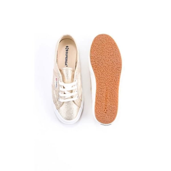 Superga Lamew Sneaker - SUPERGA - Gul Guld - Kvinder - Tekstil - Snørebånd - Flade Blå 39