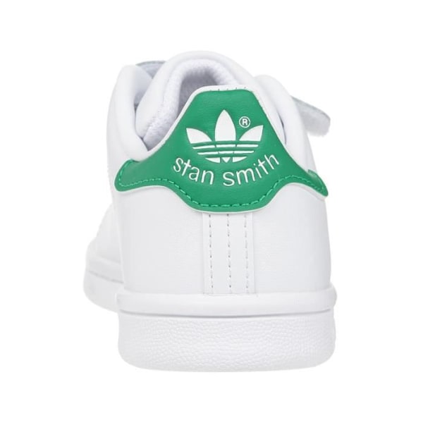 adidas Originals Stan Smith Cadet Sneaker - Hvid/Grøn - Barn - Flad - ADIDAS ORIGINALS Hvid/grøn 33