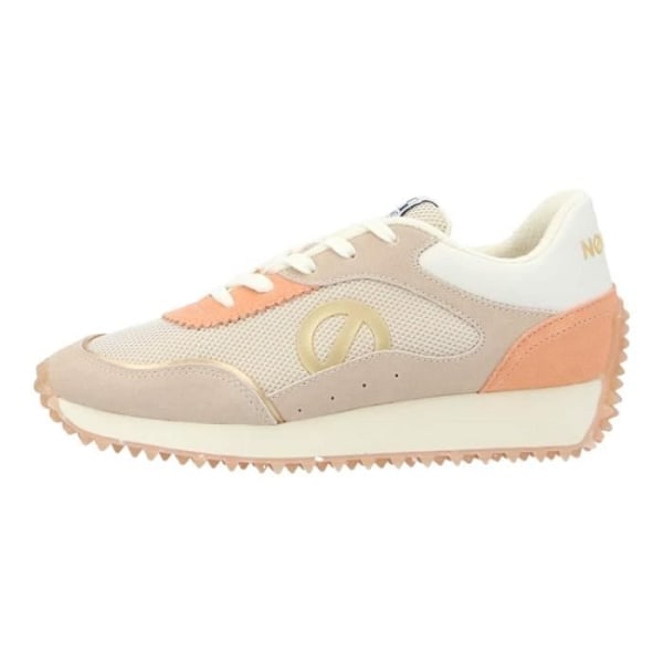 Naisten tennarit - NO NAME - PUNKY JOGGER W - Tasainen kantapää - Beige - Velvet ja nubukki Beige 39