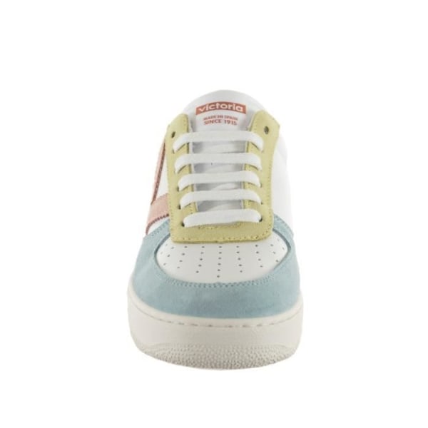 Victoria Plate Leather Sneaker - VICTORIA - Madrid - Valkoinen - Nauhat - Naiset hvid 38