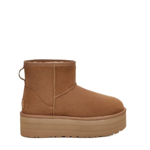 UGG CLASSIC MINI PLATFORM støvle - Brun - Overdel i ruskind - UGGplush™ 17 mm 80 % genbrugsuld Brun 37